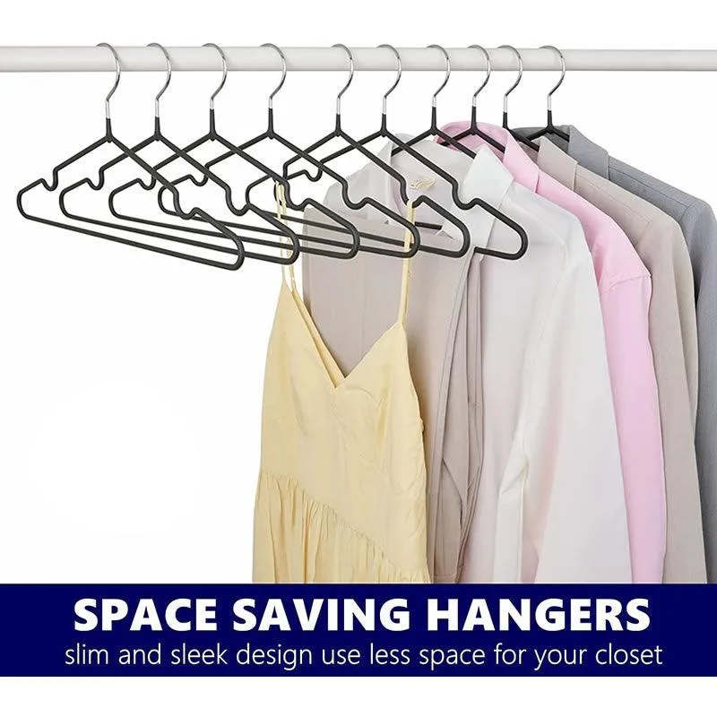 10-Piece Non-Slip Clothes Hangers Gold