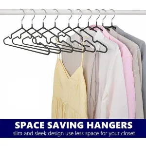 10-Piece Non-Slip Clothes Hangers Gold
