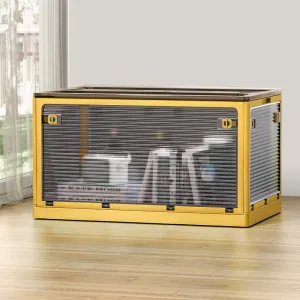 115L Transparent Foldable Stackable Storage Container Artiss