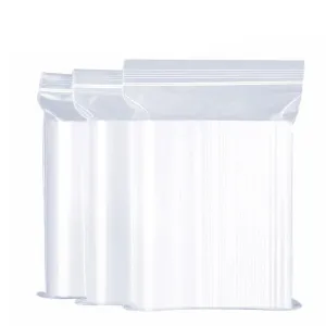 15 Bags 14*20*8 Thread 100 Pieces/Bag Food Self Sealing Bag