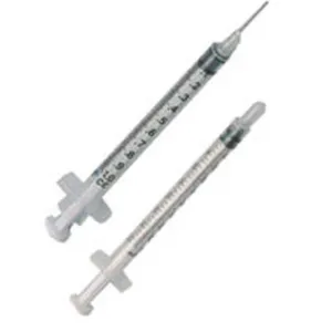 1cc Tuberculin Syringe, 1cc 25g X 5/8", With Detachable Needle, Luer-slip - Box Of 100
