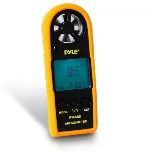 2-In-1 Digital Anemometer & Thermometer - Air Velocity (Wind) And Temperature Meter