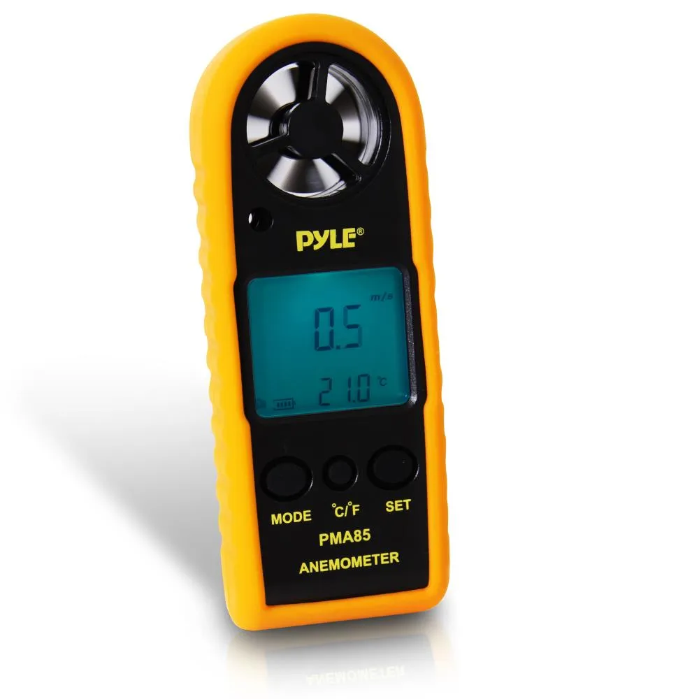 2-In-1 Digital Anemometer & Thermometer - Air Velocity (Wind) And Temperature Meter