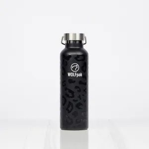 25oz Flask Black Leopard