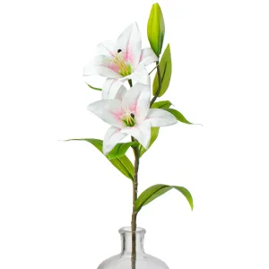 30" Lily Soft Touch Flower Spray