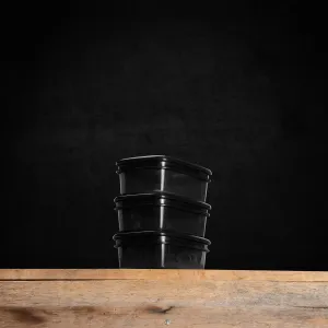 350ml Reusable Crib Container Set - Black