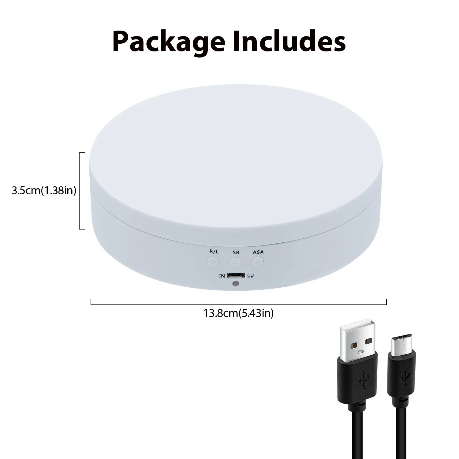 360° ROTATING DISPLAY STAND
