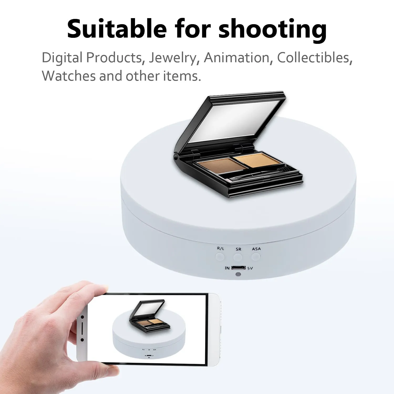 360° ROTATING DISPLAY STAND