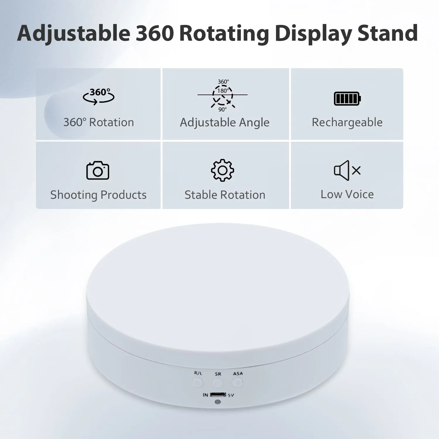 360° ROTATING DISPLAY STAND
