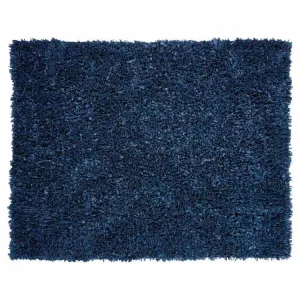 5' x 7' Comfy Shag Navy Area Rug
