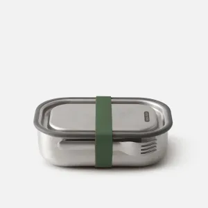 Black blum - Stainless Steel Lunch Box - Large/Olive