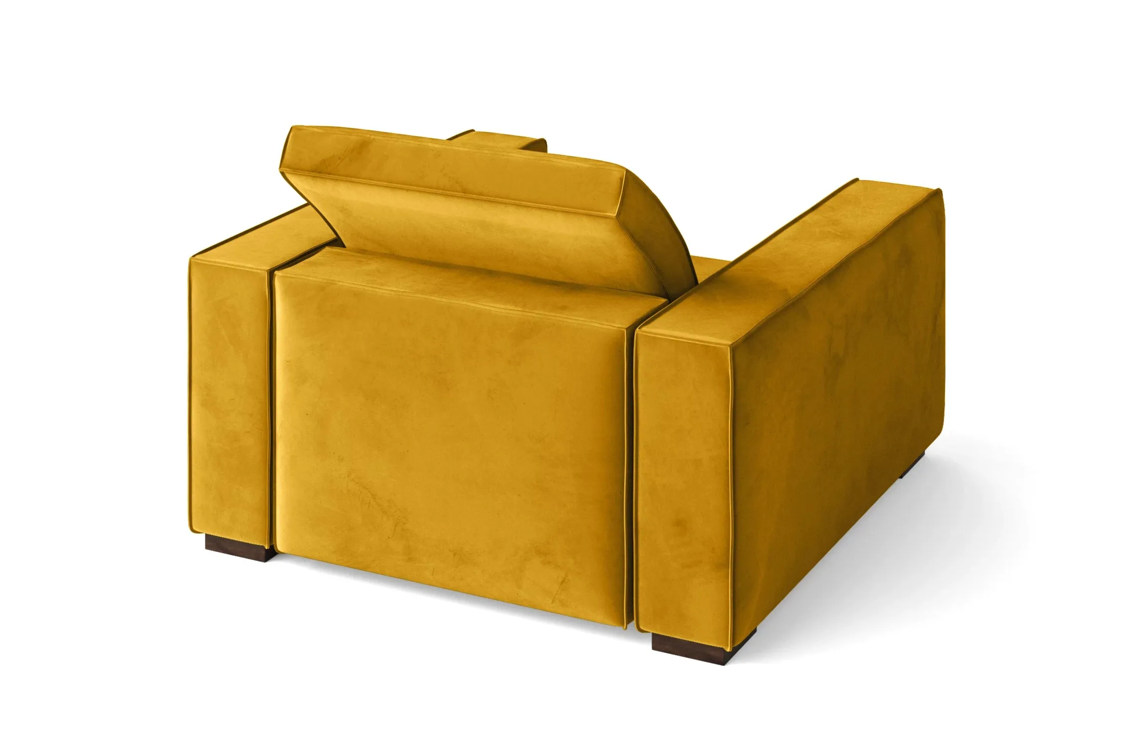 Bolzano Armchair Yellow Velvet