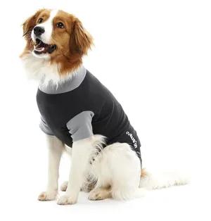Buster Body Suit For Dogs Black/Grey Dog Coat