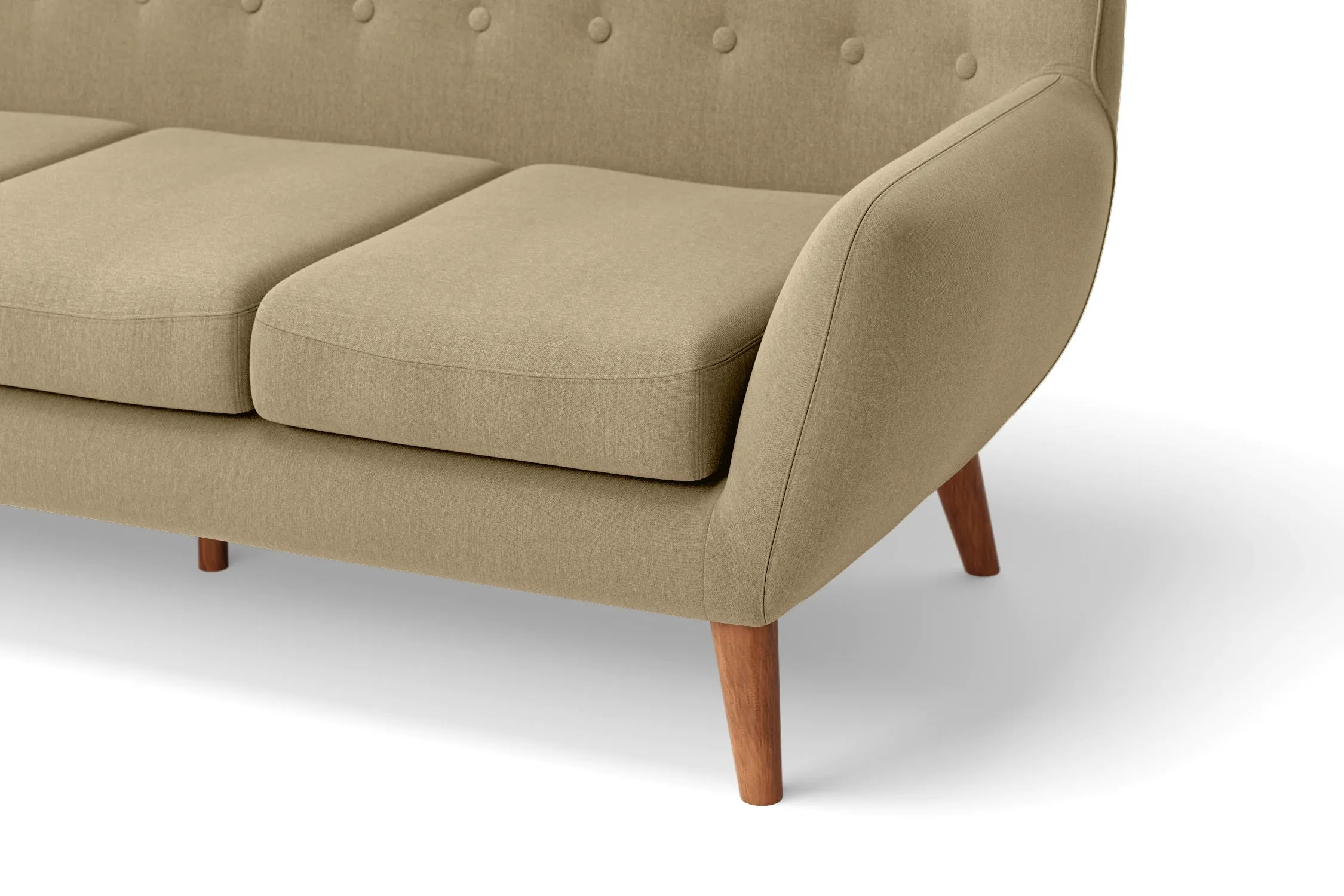 Casoria Armchair Beige Linen Fabric