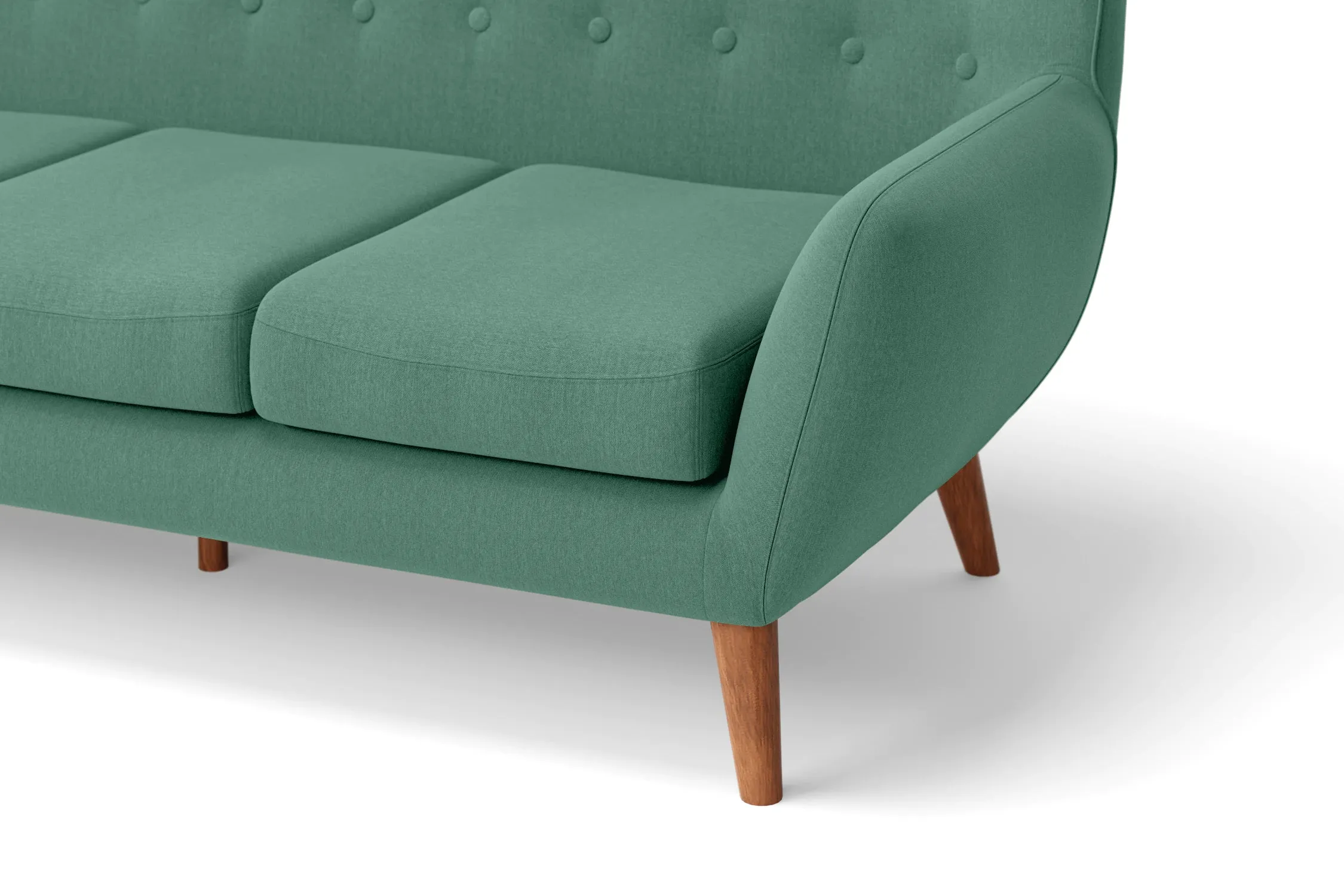 Casoria Armchair Mint Green Linen Fabric