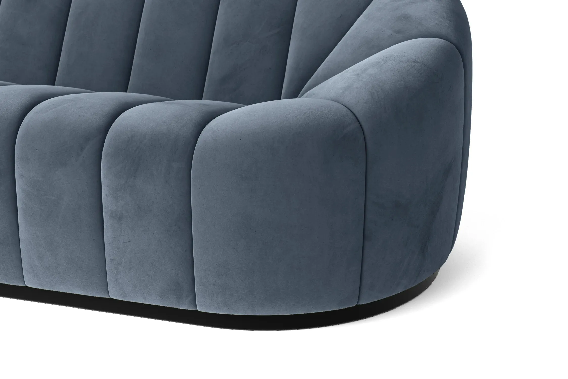 Columbia Armchair Baby Blue Velvet