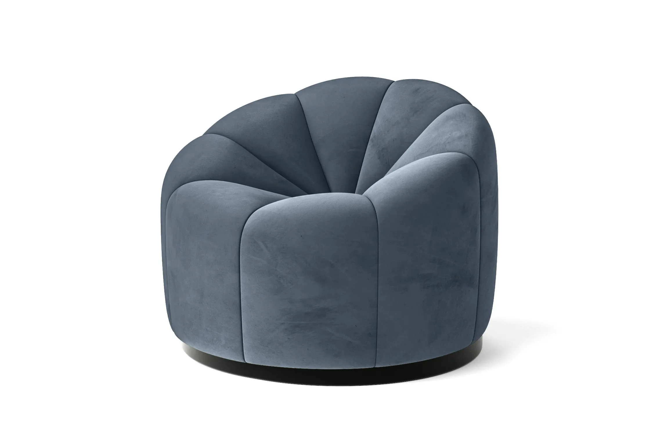 Columbia Armchair Baby Blue Velvet