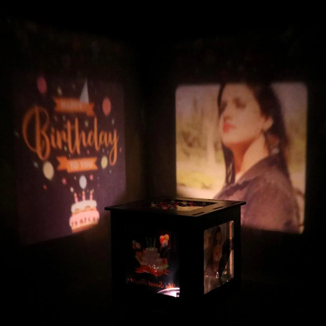 Customize Revolving Photo Shadow Box