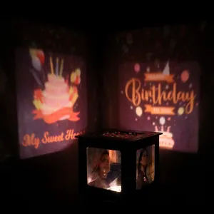 Customize Revolving Photo Shadow Box