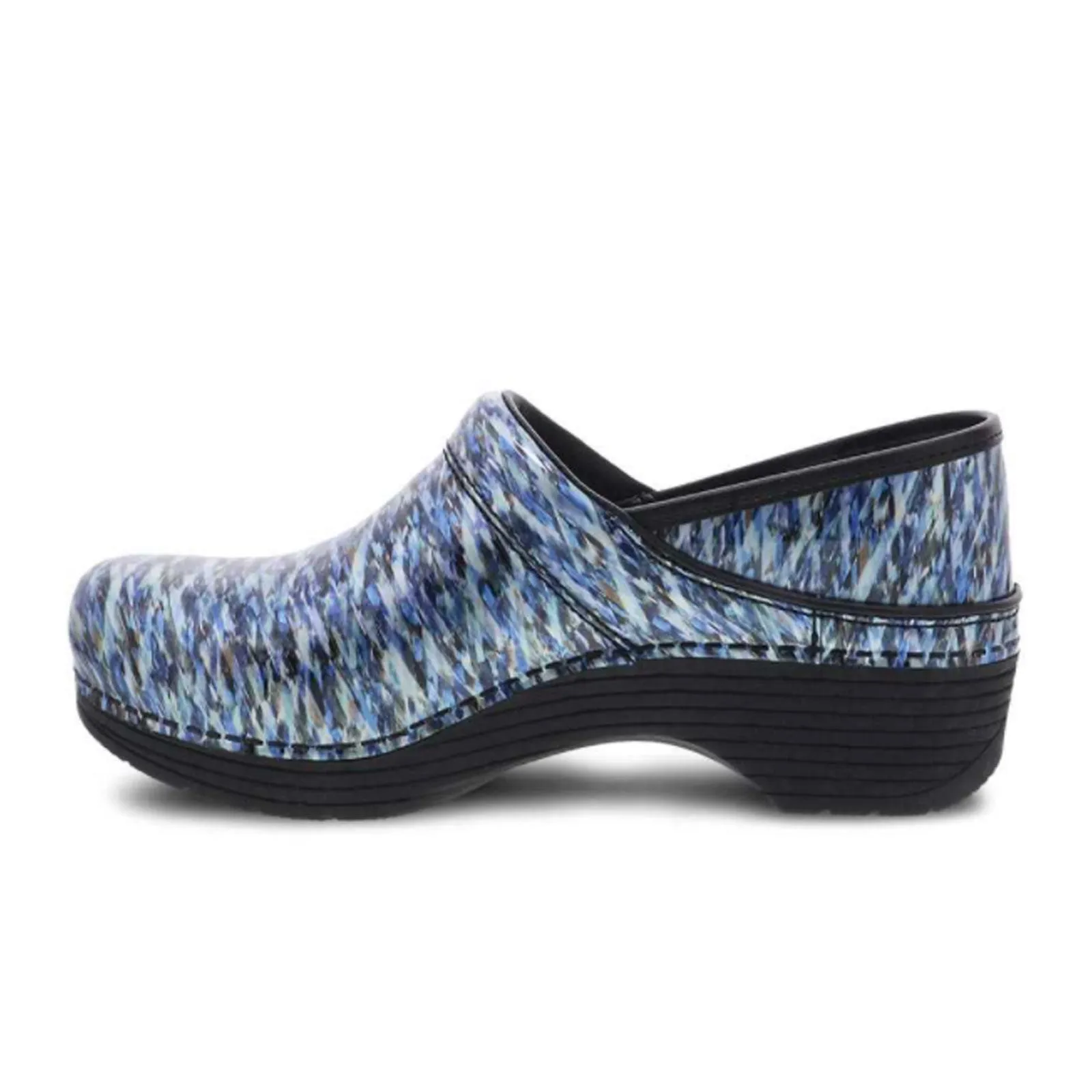 Dansko LT Pro Clog (Women) - Blue Waves Patent
