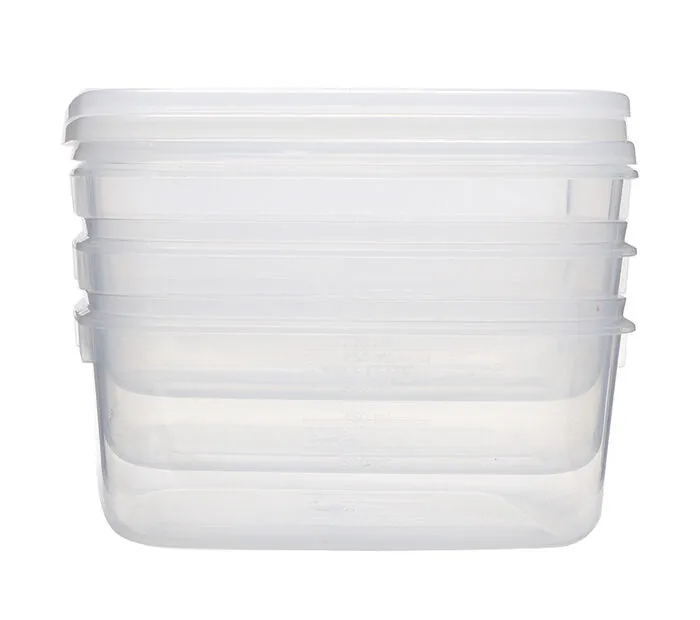 Décor Tellfresh™ Storer Set – 3 x 1L Oblong Containers