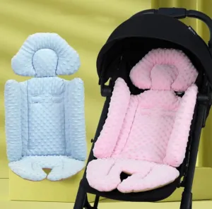 Deluxe Baby Stroller Pad liner with Multi-Zone Support