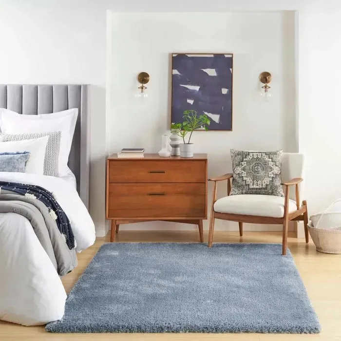Dreamy Shag DRS05 Light Blue Rug