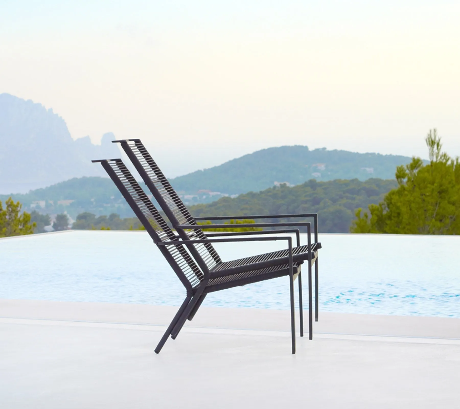 Edge Highback Chair, Stackable