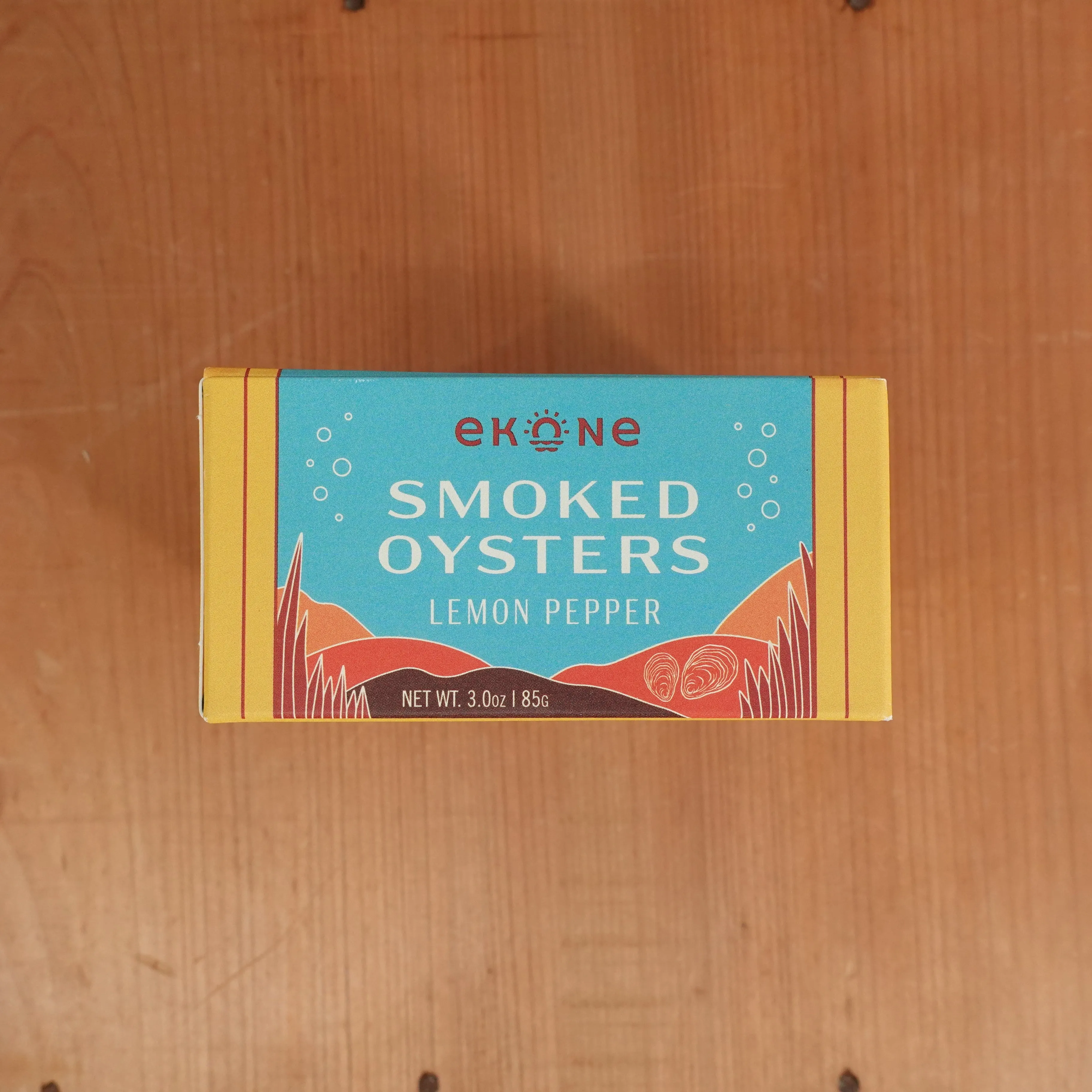 Ekone Oyster Co. Lemon Pepper Smoked Oysters - 3oz