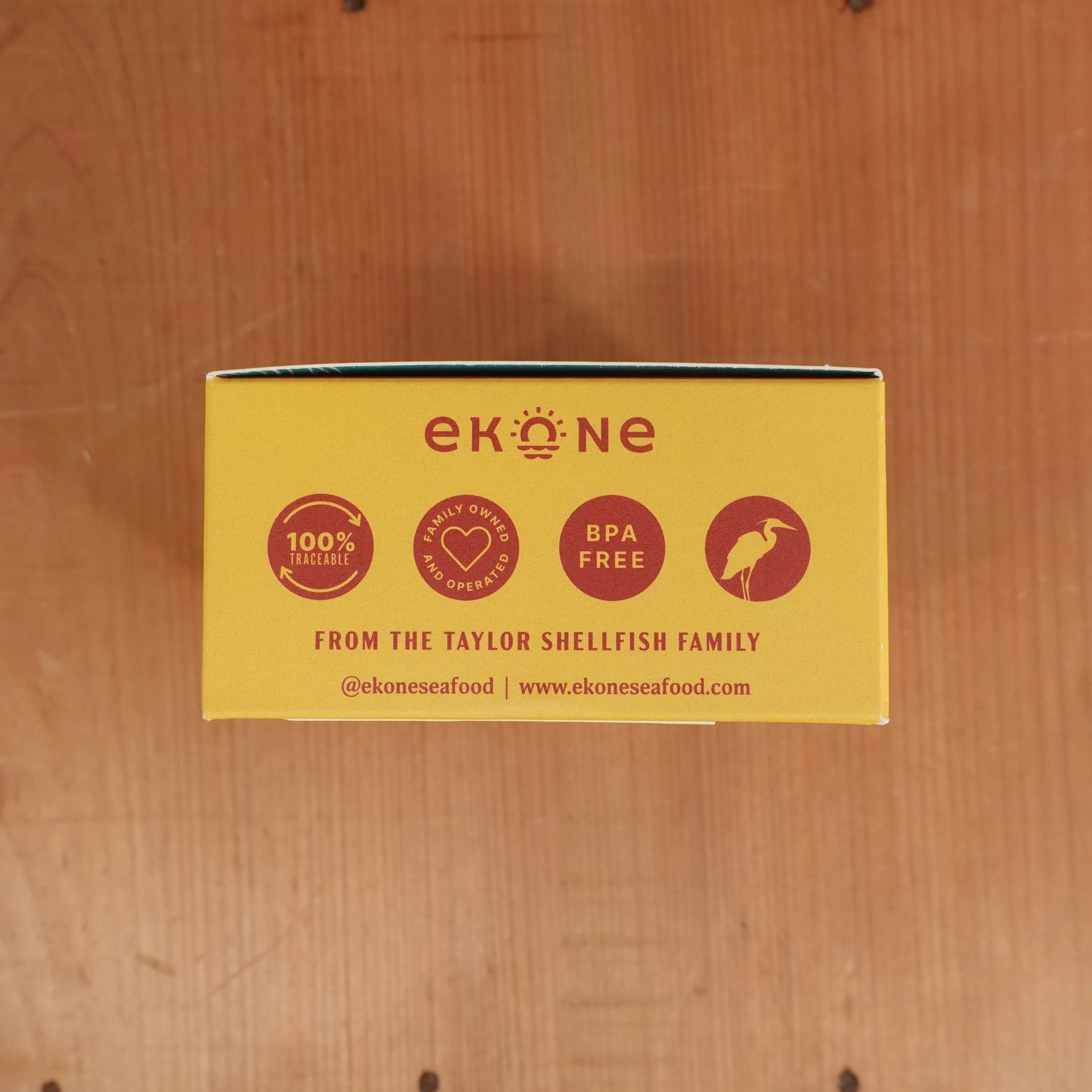 Ekone Oyster Co. Lemon Pepper Smoked Oysters - 3oz
