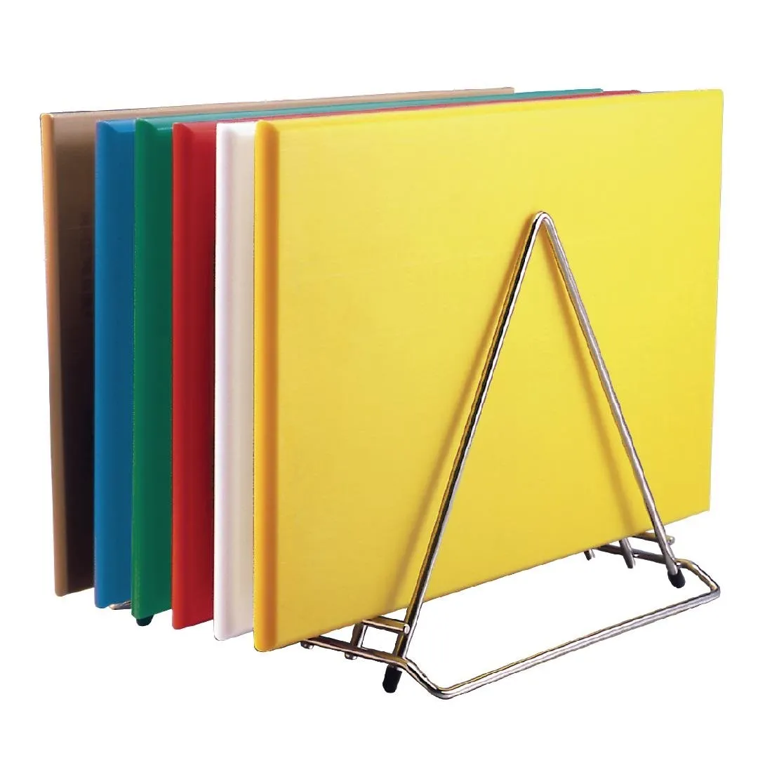 F157 Hygiplas Anti Microbial High Density White Chopping Board