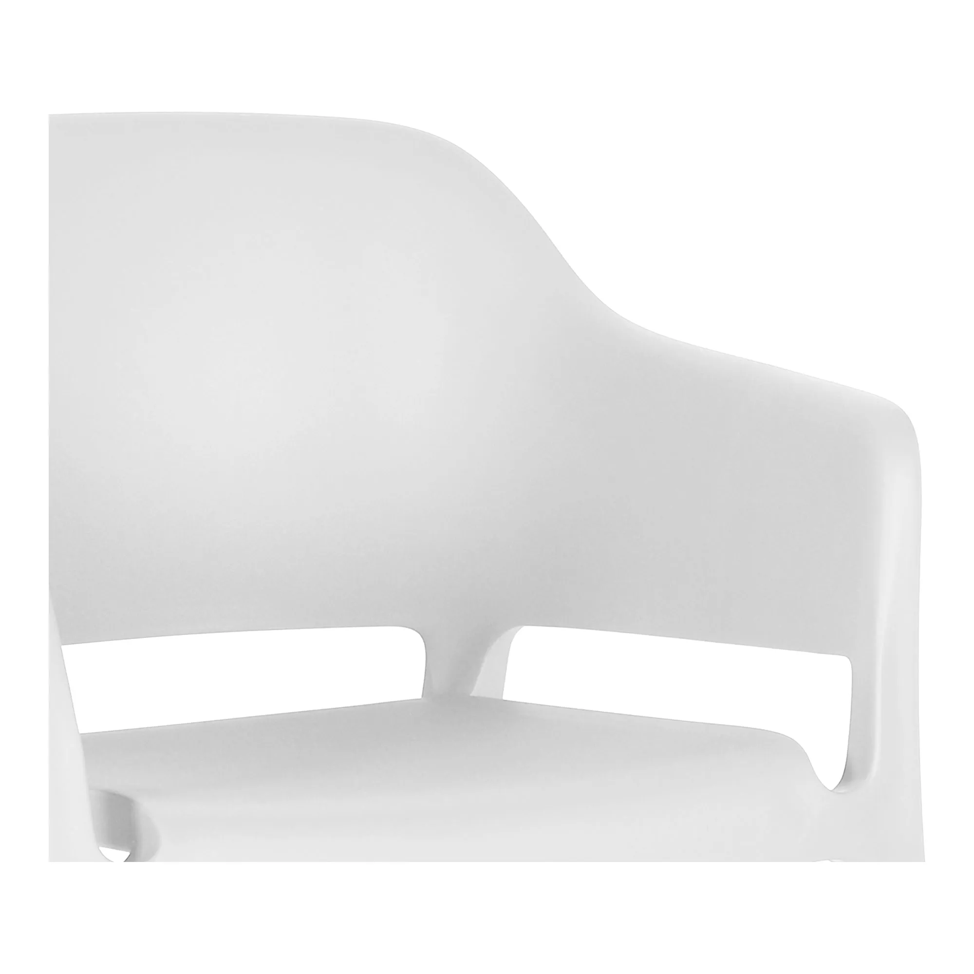 Faro Outdoor Dining Chair White-M2