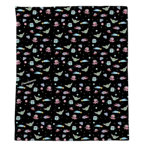 Frenchie Blanket | Frenchiestore | The Child on Black
