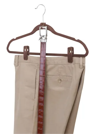 Hanger Clips - Set of 12 - Chocolate