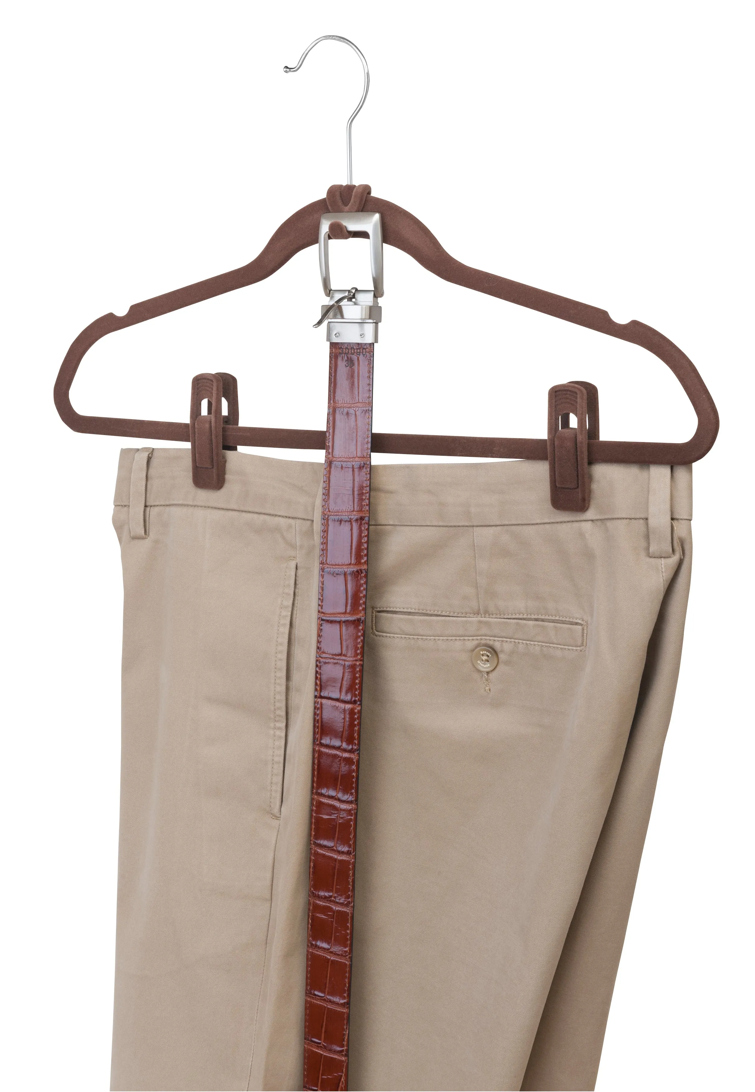 Hanger Clips - Set of 12 - Chocolate