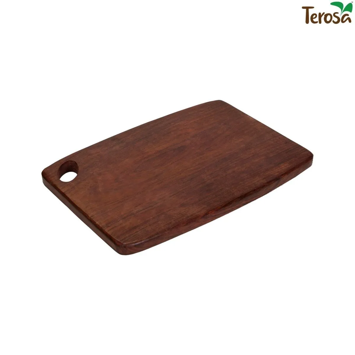 Indian Rosewood or Sheesham Chopping Board Large - 15x9.5" - Oval or Rectangular - Wooden