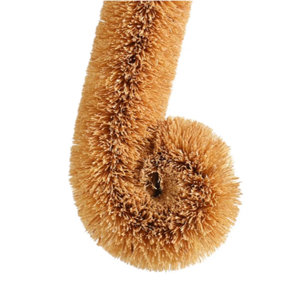 Japanese Imported Coconut Bristle Brush with Long Handle