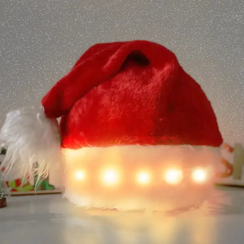 LED Santa Hat