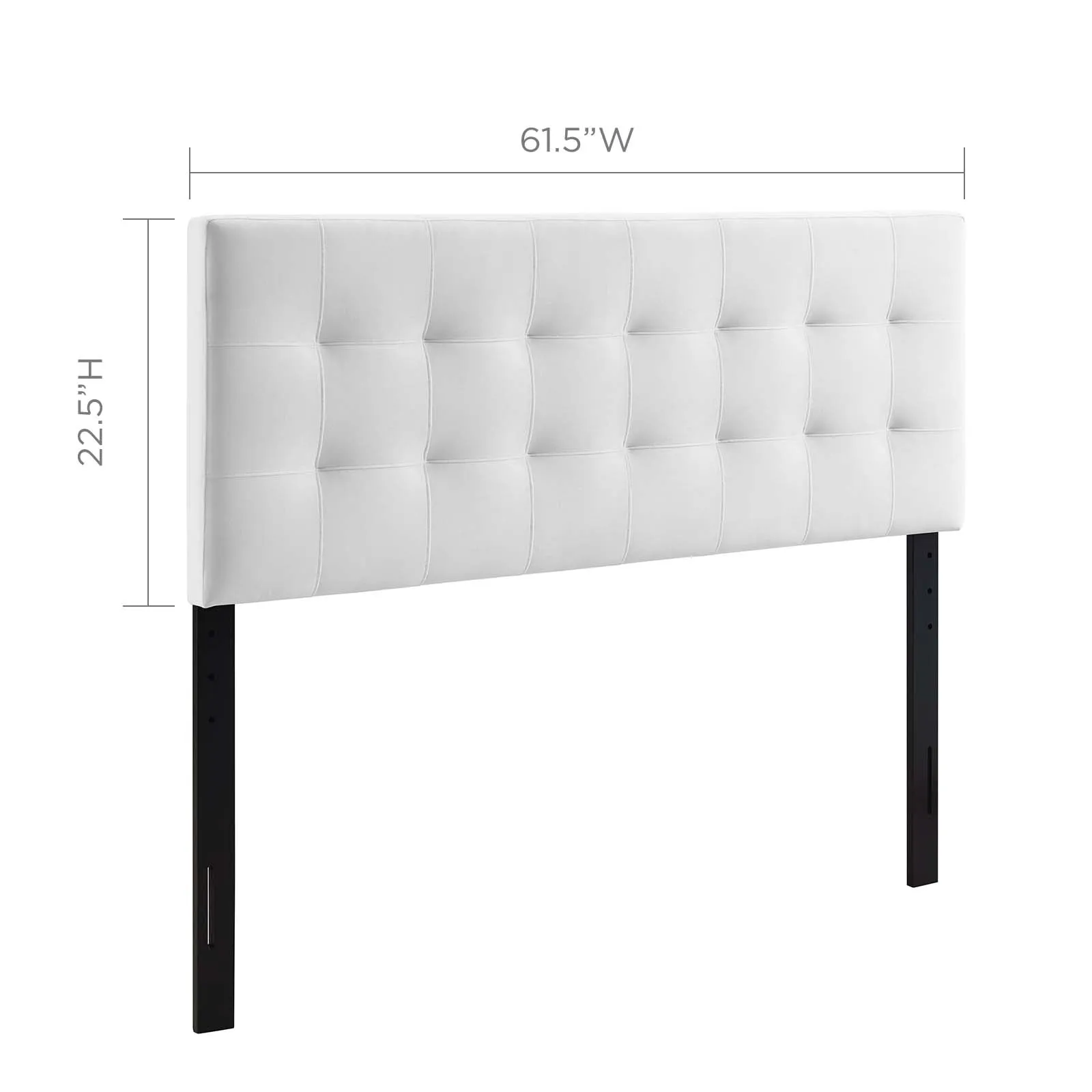 Lily  Biscuit Tufted Performance Velvet Headboard