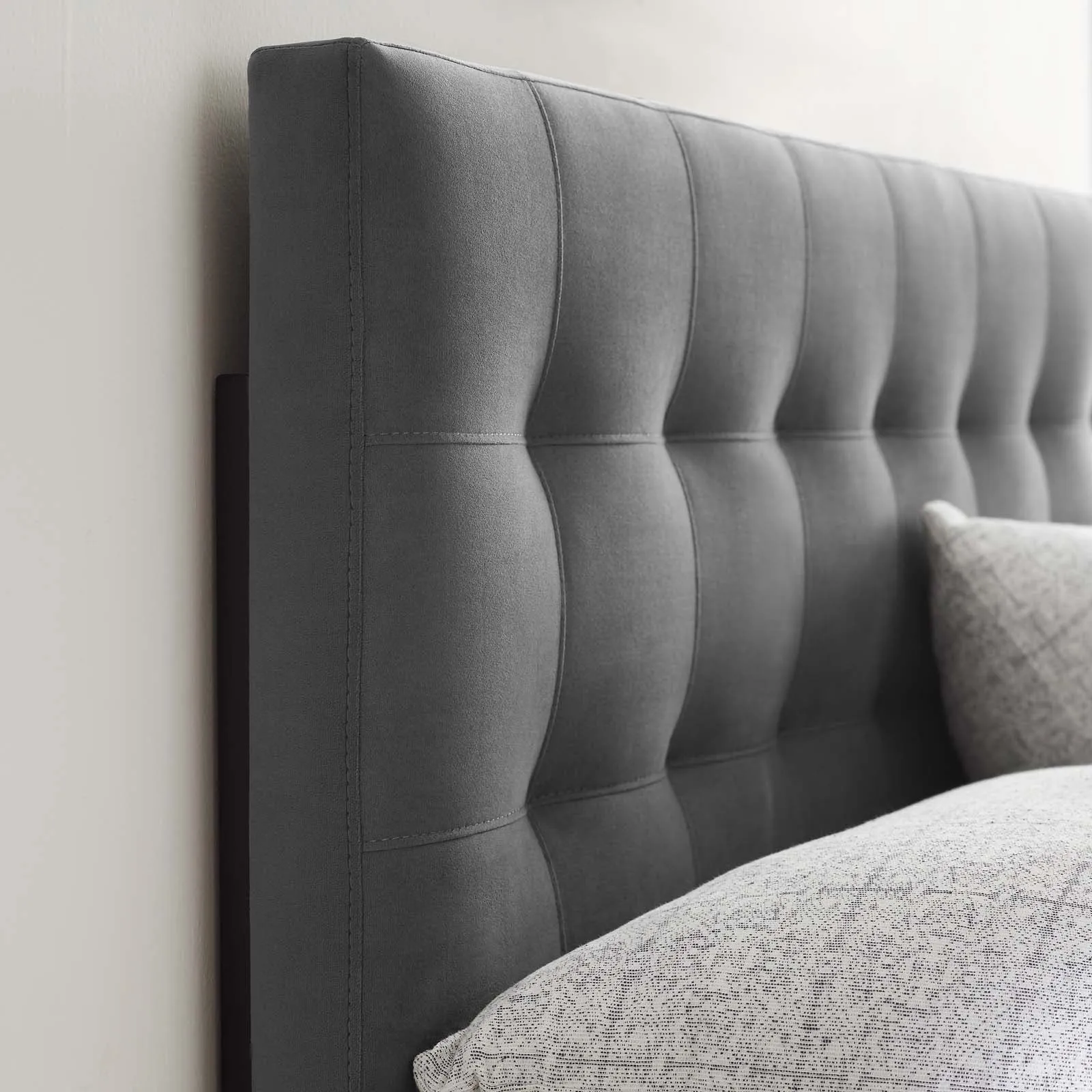 Lily  Biscuit Tufted Performance Velvet Headboard