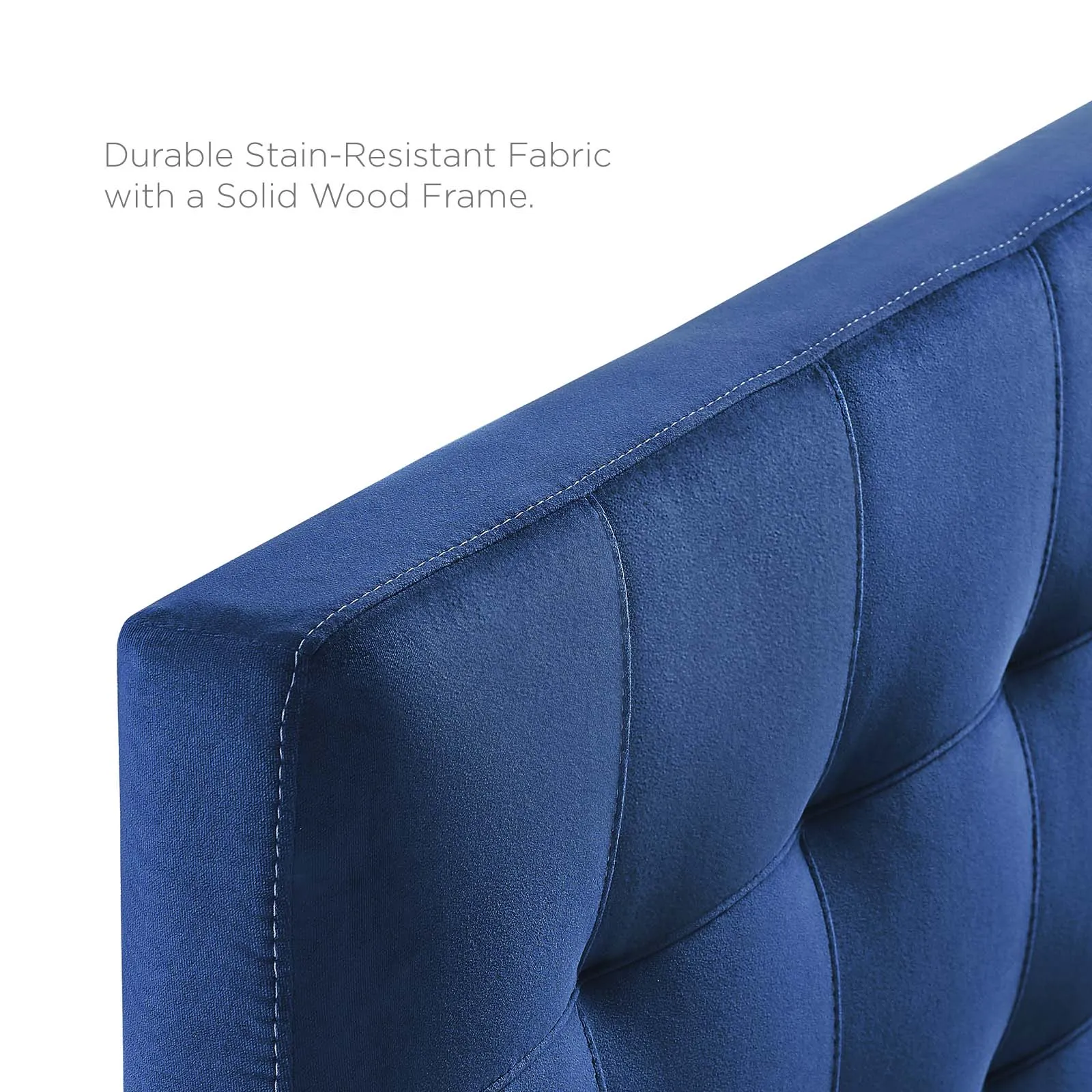 Lily  Biscuit Tufted Performance Velvet Headboard