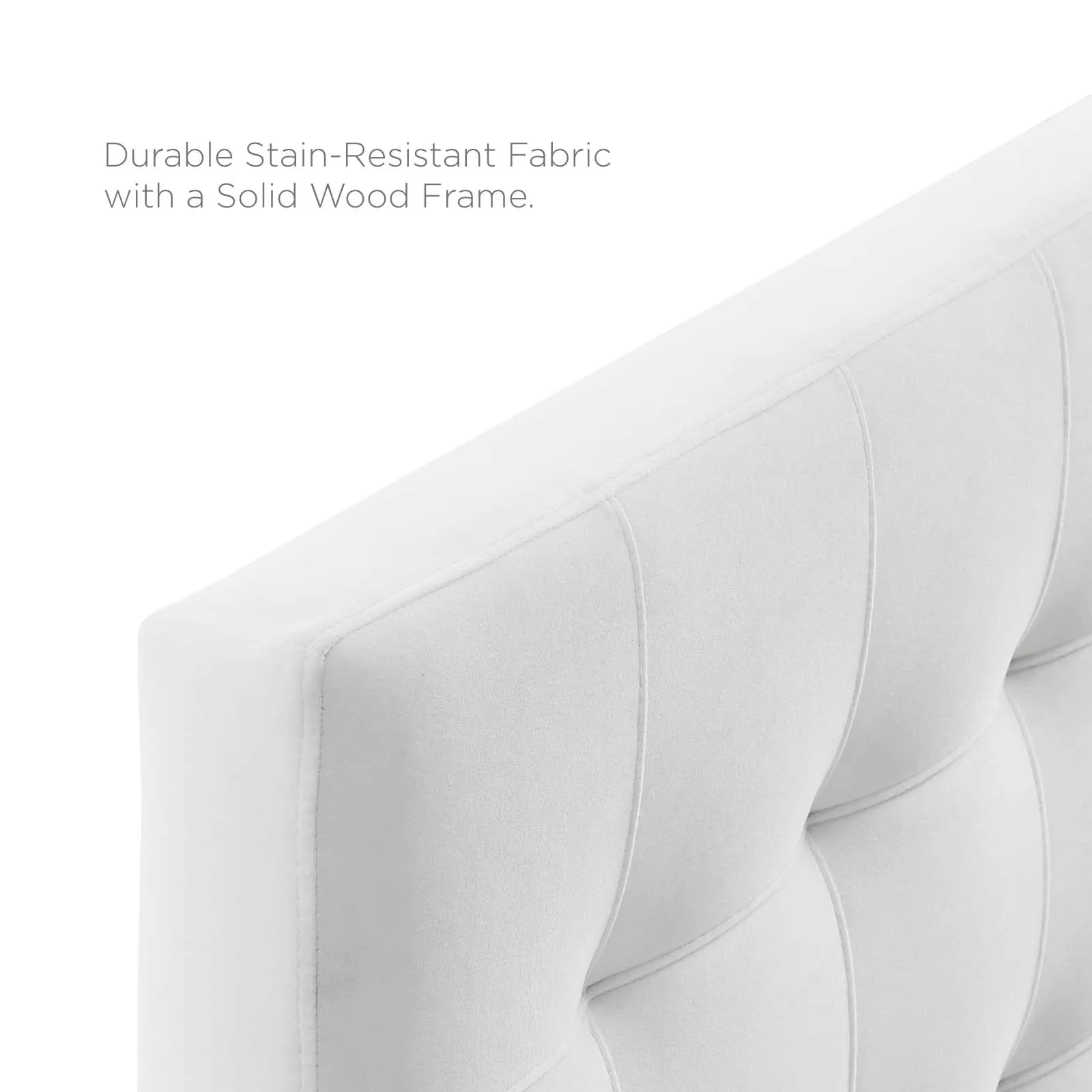 Lily  Biscuit Tufted Performance Velvet Headboard