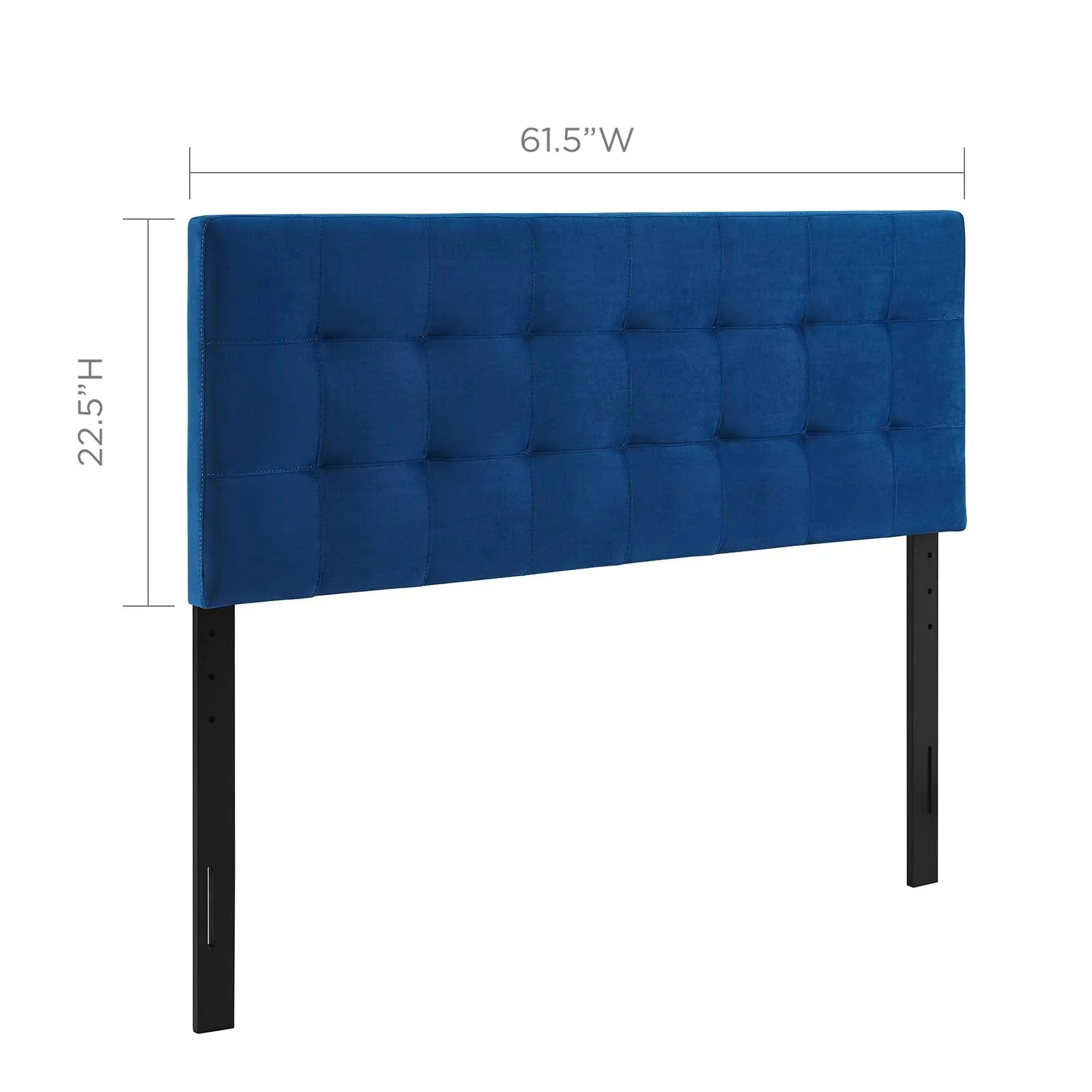 Lily  Biscuit Tufted Performance Velvet Headboard