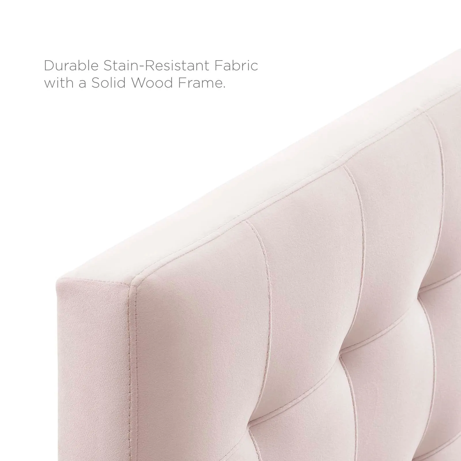Lily  Biscuit Tufted Performance Velvet Headboard