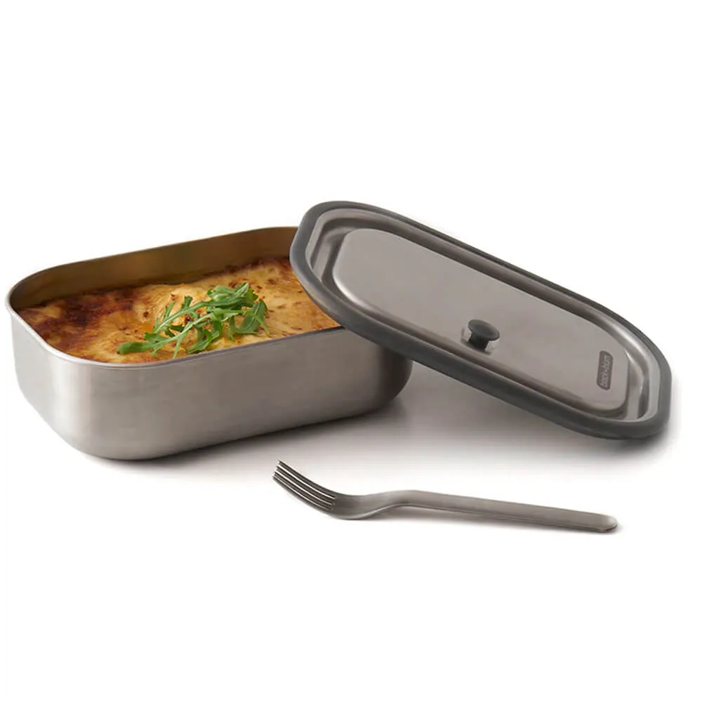 Lunch Box Large Stainless Steel  by Black   Blum