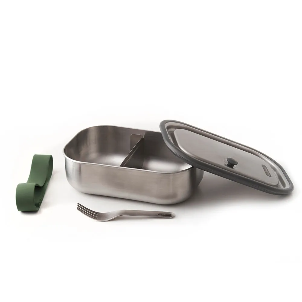 Lunch Box Large Stainless Steel  by Black   Blum