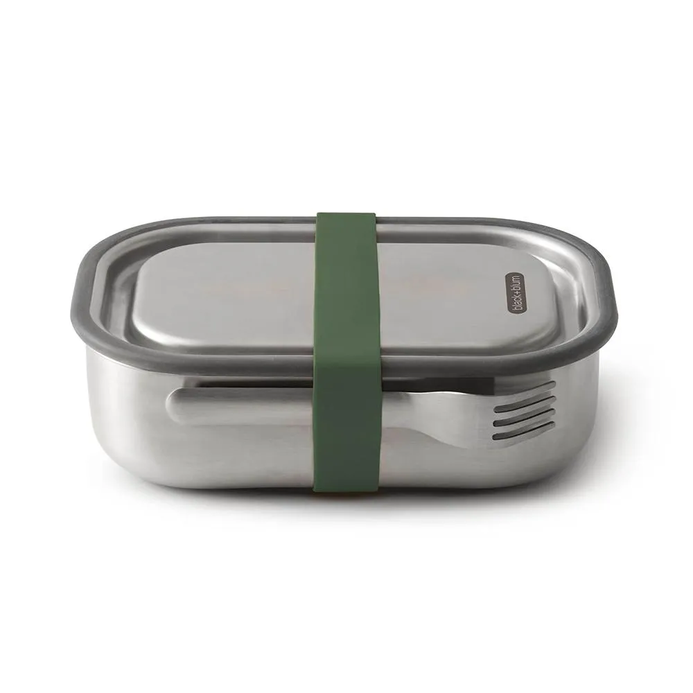 Lunch Box Large Stainless Steel  by Black   Blum