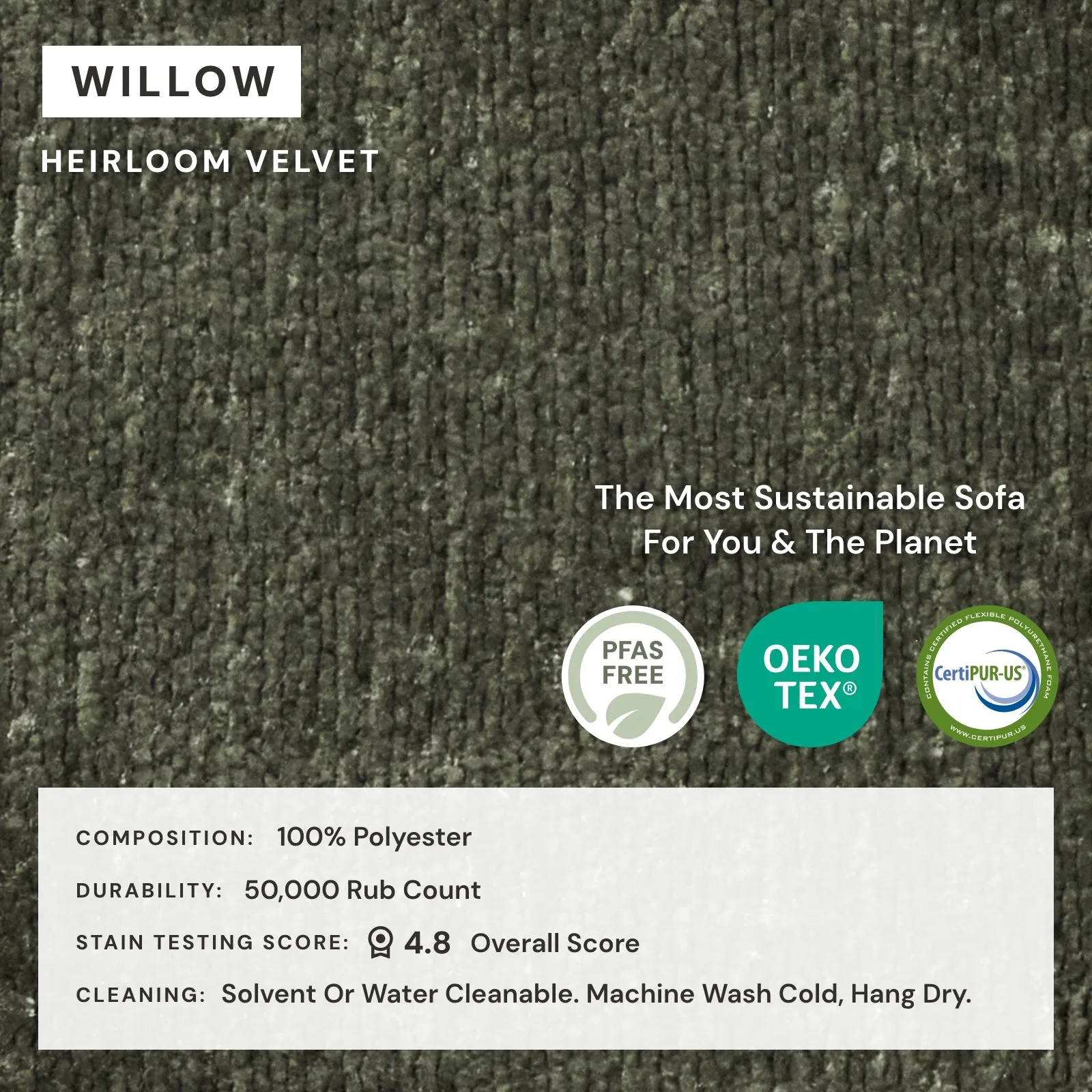 Modular Washable 7-Seater Open-Ends U-Sectional in Willow | Deluxe  Seat | Contour Pillow