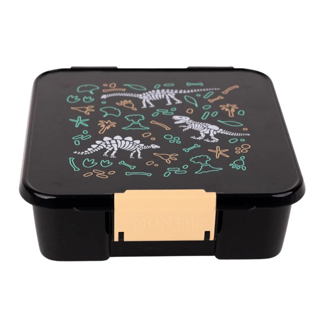 MontiiCo Bento Three Lunch Box - Dinosaur Land