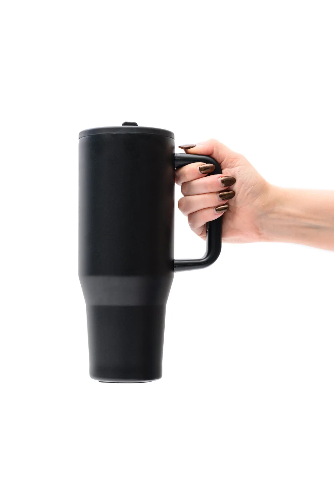 No Spill 40oz Tumbler in Black - 12/6
